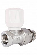 Радиаторный клапан (вентиль) ручной регулировки Stout SVR-2122-100015 1/2" ВР-НР, прямой, с уплотнением 