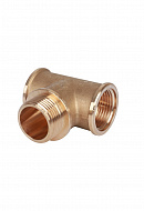 Тройник переходной с внутренней и наружной резьбой Stout ВНВ 1"×1"×1" 