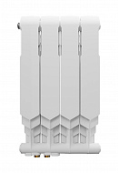Биметаллический радиатор Royal Thermo Vittoria Super 500 2.0 VDR80 - 4 секции, нижнее правое подключение, 80 мм 