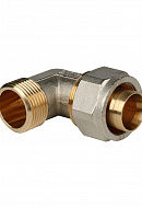 Угольник (угол) с наружной резьбой Stout SFS-0006-000132 1"x32, никелированный, компрессионный 