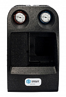 Насосная группа для твердотопливных котлов Stout SDG-0014-002501 DN 25 (1") с термосмесителем, без насоса, подача справа 