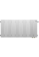 Биметаллический дизайн радиатор Royal Thermo PianoForte VD 300 Bianco Traffico (белый) VDR80 - 14 секций, нижнее правое подключение, 80мм 