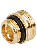 Ниппель (переходник) Aquasfera 5020-01, НР-НР 1/2"х3/4"EK, с прокладкой O-ring для узлов нижнего подключения 