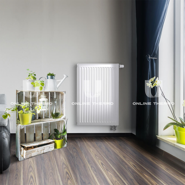 *РАСПРОДАЖА Стальной панельный радиатор Royal Thermo Ventil Compact 11/300/500, нижнее подключение 