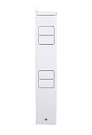 Коллекторный распределительный шкаф наружный Stout SSC-0004-000810 ШРН-3, на 7-9 коллекторных выходов, 697х118х652-715 мм 