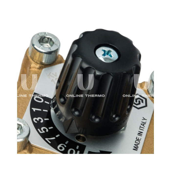 Трехходовой поворотный клапан Stout SVM-0003-015001 DN50, ВР 2", Kvs 40 