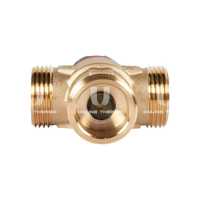Термостатический смесительный клапан Rommer RVM-0131-164325 НР 1", Kvs 1.6, PN5, 20-43°C 