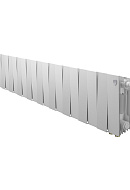 Биметаллический дизайн радиатор Royal Thermo PianoForte VD 200 Bianco Traffico (белый) VDR80 - 20 секций, нижнее правое подключение, 80мм 