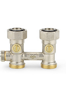 Узел нижнего подключения Varmega VM13851, 3/4"EKх3/4"EK НР-ВР, прямой, для однотрубных систем 