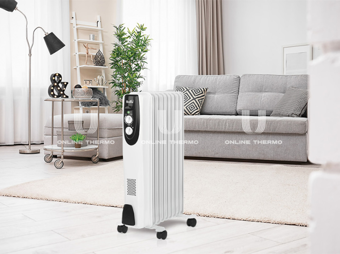 Масляный радиатор Ballu Classic BOH/CL-09WRN 2000, 9 секций 