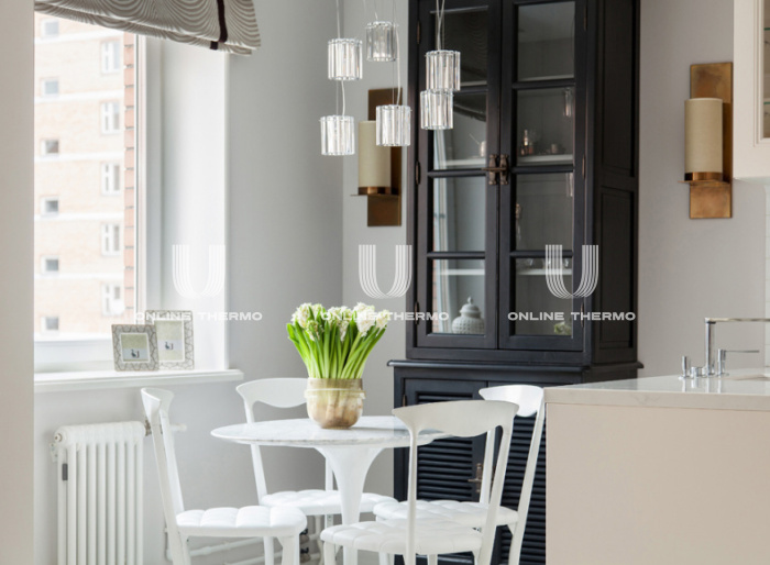 Стальной трубчатый радиатор Arbonia 3057/10, № 69, RAL 9016 1/2", нижний, белый, без крепления 