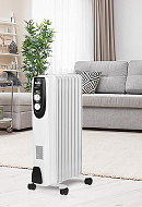 Масляный радиатор Ballu Classic BOH/CL-07WRN 1500, 7 секций 