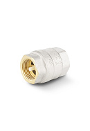Обратный клапан Varmega VM04902, 3/4" ВР, с седлом из нейлона, никелированный 