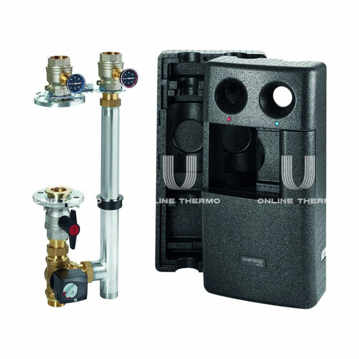 Насосная группа Oventrop Regumat M3-280 1358640, смесительная с приводом, DN 50 (2"), без насоса, доп. шаровый кран, подача слева 