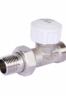 Клапан термостатический Stout, прямой 1/2" х 3/4"ЕК, с преднастройкой 