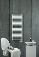 Полотенцесушитель электрический Zehnder Aura PBEZ-120-50/MQ 9016 1200-500 мм, белый 