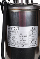 Насос колодезный Stout с поплавком, плавающие рабочие колеса, корпус AISI304 