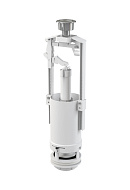 Сливной механизм Alcaplast A2000-CHROM со стоп-кнопкой, для керамических бачков 