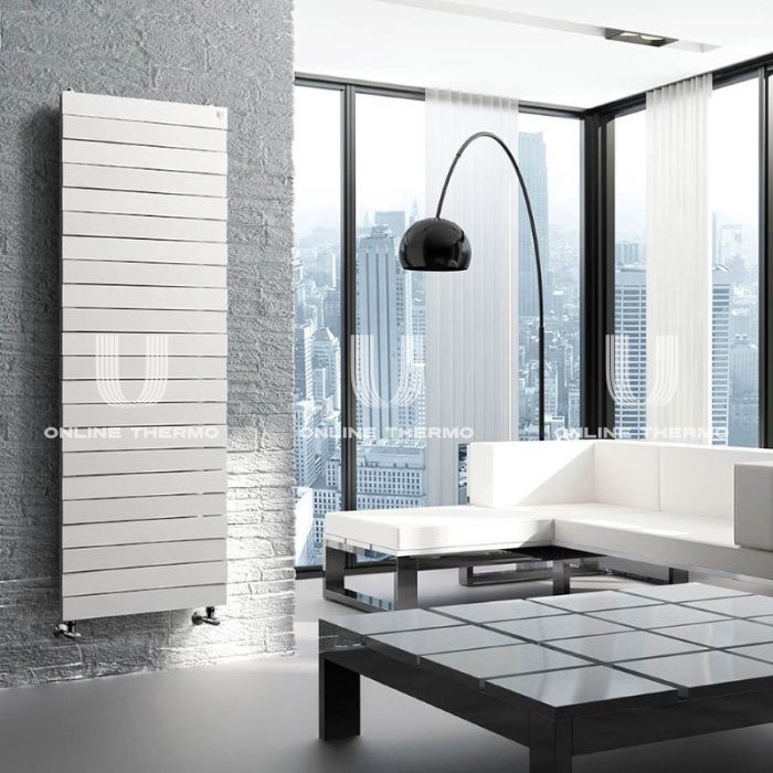 Биметаллический дизайн радиатор Royal Thermo PianoForte Tower 500 Bianco Traffico (белый) - 18 секций, нижнее / верхнее раздельное подключение 