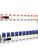 Распределительный коллектор (группа) для отопления Varmega VM15511 ВР 1", на 11 контуров 3/4" EK, нержавеющая сталь 