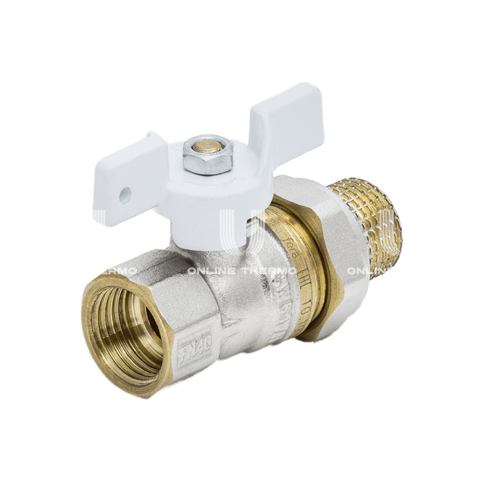 Кран шаровый Aquasfera Standard 1107-02, ВР-НР 3/4", полнопроходной, ручка-бабочка 