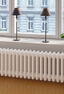 Стальной трубчатый радиатор Arbonia 3030/18, № 69, RAL 9016 1/2", нижний, белый, без крепления 