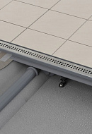 *Душевой лоток (водоотводящий желоб) AlcaPlast APZ9-650 Simple, горизонтальный сток - 650 мм 