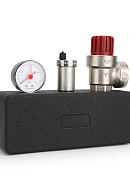 Группа безопасности котла Varmega VMSG07-M306030, 1", 3 бар, сталь, до 200 кВт, с термоизоляцией 