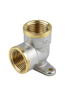 Угольник настенный (водорозетка) с внутренней резьбой Aquasfera 9004-01 ВР 1/2", с креплением 