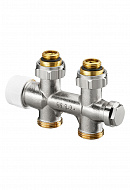 Узел нижнего подключения Oventrop 1184033, 1/2"х3/4" НР-НР, Multiblock T, прямой 
