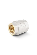 Обратный клапан Varmega VM04802, 3/4" ВР, с металлическим седлом, никелированный 