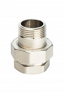 Прямое разъемное соединение "американка" Stout ВН никелированное, уплотнение o-ring 1/2" 