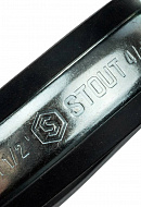 Хомут для труб Stout комплект: хомут+шпилька шуруп +дюбель пластиковый 1 1/2" (47-52) 
