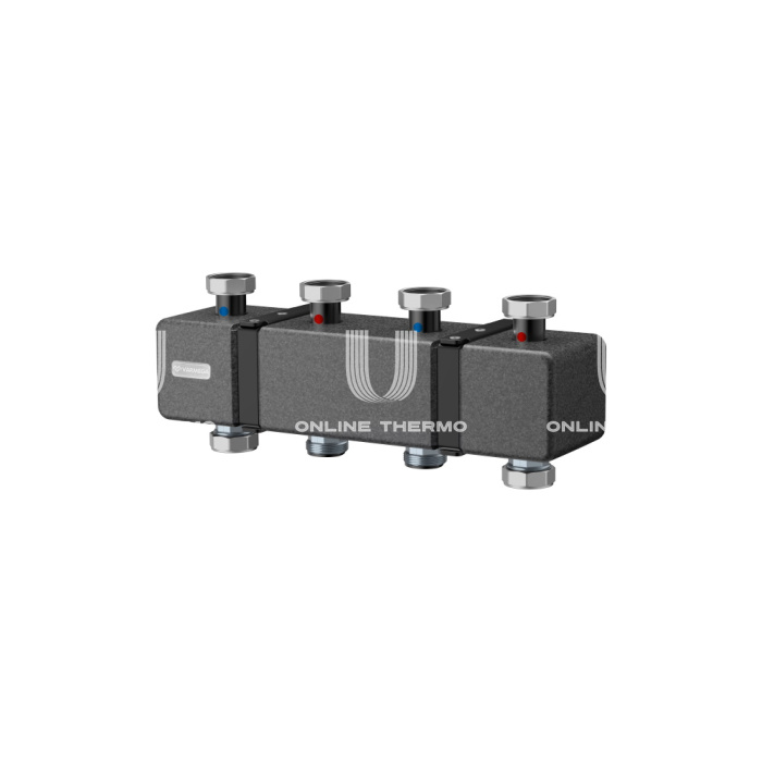 Распределительный коллектор Varmega V-Flow VMPG05-000003, до 3 контуров, сталь, с термоизоляцией 