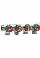 Регулирующий проходной коллектор Stout SMB 6849 341204 3/4" ВР-НР, на 4 контура 1/2", модульный, плоское уплотнение 