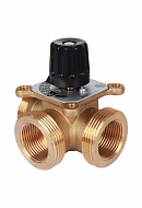 Трехходовой поворотный клапан Stout SVM-0013-012501 ВР-НР 1"-1"1/2", Kvs 8 