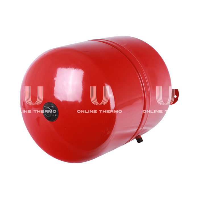 Расширительный бак для отопления Stout STH-0005-000100, 100 л, красный вертикальный, на ножках 