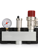 Группа безопасности котла Varmega VMSG07-M306030, 1", 3 бар, сталь, до 200 кВт, с термоизоляцией 
