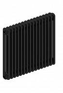 Стальной трубчатый радиатор Irsap Tesi 3 RR305651810A430N01 30565/18 Т30 3/4", боковой, черный глянцевый RAL9005, с креплением 