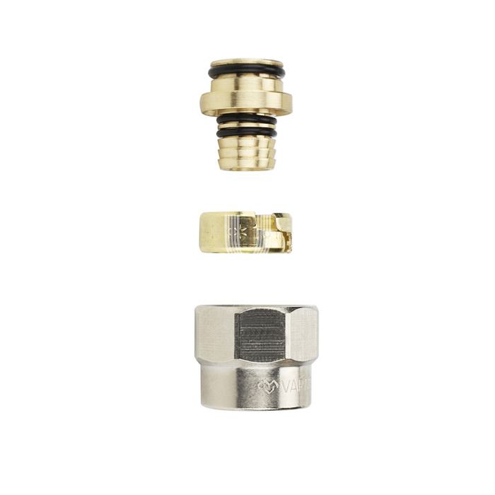 Резьбозажимное соединение Varmega VM09401, 1/2", для труб 16х2.0 
