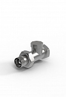 Запорный радиаторный клапан (вентиль) ручной регулировки Royal Thermo RTO 50.008 3/4" ВР-НР, прямой 