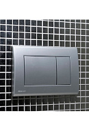 Кнопка смыва AlcaPlast M272, хром матовая 