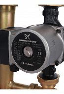 Насосная группа для твердотопливных котлов Stout SDG-0014-002502 DN 25 (1") с термосмесителем и насосом Grundfos UPSO 25-65, подача справа 