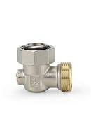 Узел нижнего подключения Varmega VM14201 3/4"EKх3/4"EK НР-ВР, угловой, одинарный раздельный, для двухтрубных систем 