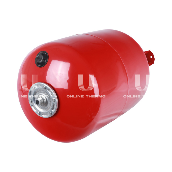 Расширительный бак для отопления Stout STH-0005-000100, 100 л, красный вертикальный, на ножках 