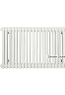 Стальной трубчатый радиатор Zehnder Charleston 2050/30 RAL 9016 1/2", боковой, белый, с креплением 
