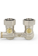 Узел нижнего подключения Varmega VM13801 3/4"EKх3/4"EK НР-ВР, угловой, для однотрубных систем 