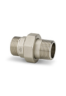Прямое разъемное соединение Varmega НР-НР 1", VMTF56-N000606, с уплотнением o-ring, никелированное 