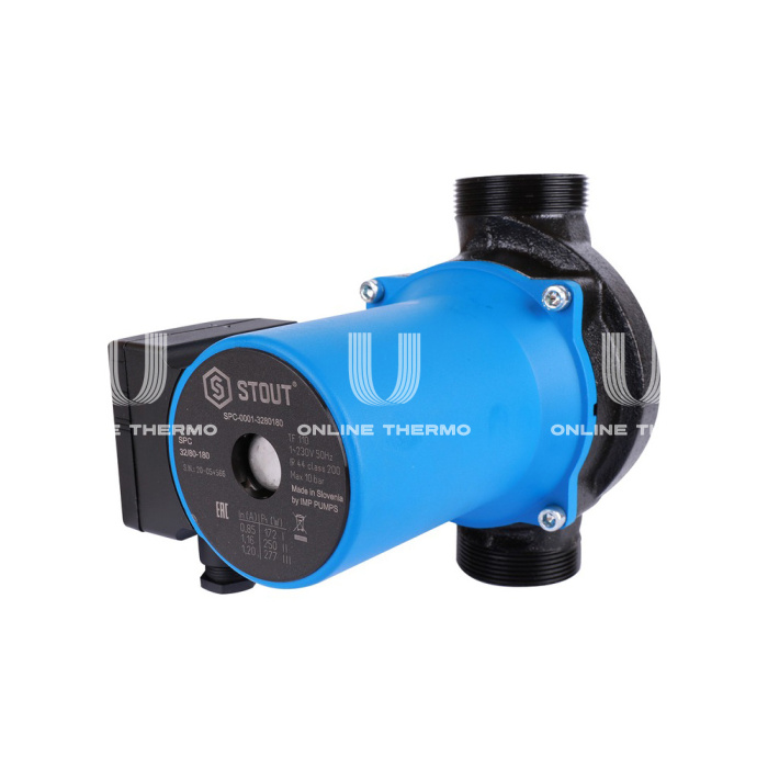 Насос циркуляционный Stout 32/80-180 SPC-0001-3280180,с гайками, база 180 мм 