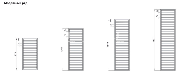 Полотенцесушитель электрический Zehnder Subway SUBE-130-45/GD 9016 1300-450 мм, белый 